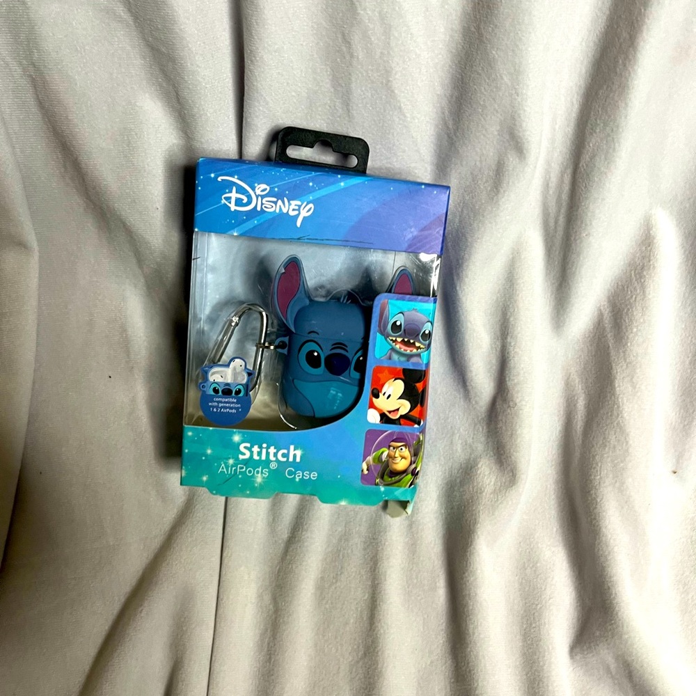 Disney Stitch AirPods Case- Compatible with Generation 1 & 2 AirPods NIB